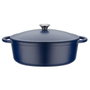 GSW Cocotte ovale BLUE MAGIC en fonte massive, 7L, Bleu