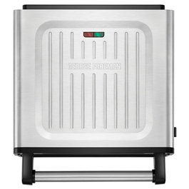 George Foreman Grill de contact sans fumée 28000-56, plaque chauffante pour cuisine rapide et saine