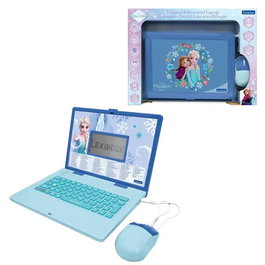 Lexibook Ordinateur éducatif portable bilingue Disney Frozen avec écran 6,7", 170 activités en espagnol et anglais