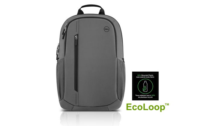 Dell EcoLoop Urban - Sac à dos 15,6 pouces réversible et réutilisable, durable, pour ordinateur portable, fabrication responsable