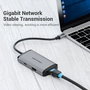 Hub USB Vention CNCHB Noir Gris