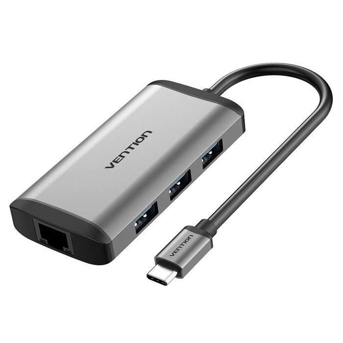 Hub USB Vention CNCHB Noir Gris