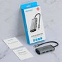 Hub USB Vention CNCHB Noir Gris