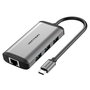 Hub USB Vention CNCHB Noir Gris