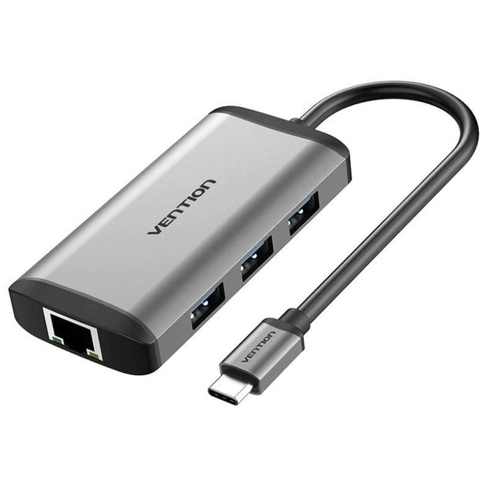 Hub USB Vention CNCHB Noir Gris