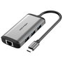 Hub USB Vention CNCHB Noir Gris