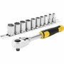 Stanley Jeu de cliquet et douilles 1/4'' 72 dents et 10 douilles 5,5-14 mm