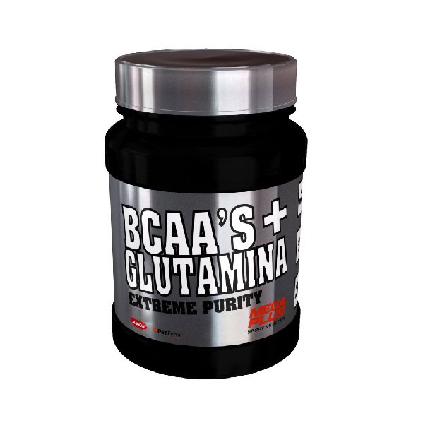 MEGA PLUS BCAA+GLUTAMINA Mandarine-Limon 600g MEGA PLUS BCAA+GLUTAMINA Mandarine-Limon 600g