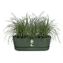 ELHO Balconnière GREENVILLE EASY BALCONY - Pot de fleurs rond en polypropylène régénéré, vert, 52 cm, L 21.2 x l 52 x H 19.4 cm