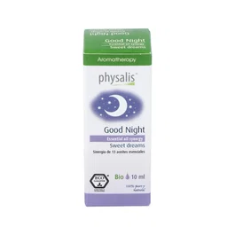 PHYSALIS GOOD NIGHT Synergie d'huiles essentielles BIO 10ml