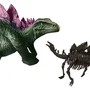 Ses Creative - Ensemble de fouille de dinosaure et squelette 2 en 1 Stegosaurus - Jeu éducatif pour enfants à partir de 5 ans avec marteau et ciseau