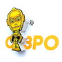 3D LIGHT FX - Lampe LED 3D Star Wars C-3PO mini - Fonctionne avec piles AAA (non incluses)