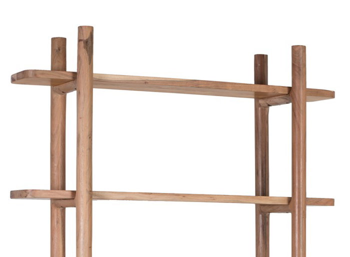 GINER Y COLOMER Étagère fabriquée à la main en bois d'acacia 110cm GINER Y COLOMER Étagère fabriquée à la main en bois d'acacia 110cm