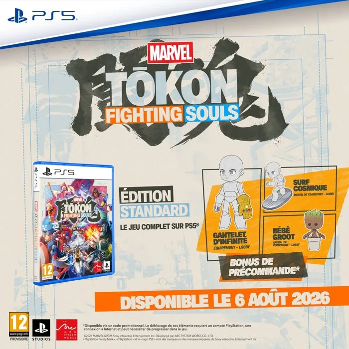 Sony Computer Entertainment MARVEL Tokon: Fighting Souls - Jeu PS5