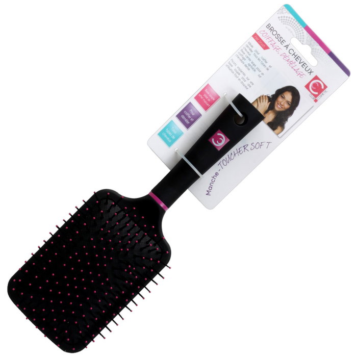 Cosmetic Club Cepillo de cheveux plat carré en polypropylène Cosmetic Club Cepillo de cheveux plat carré en polypropylène