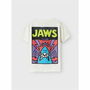 T shirt à manches courtes Enfant Name It Nkmmakai Jaws Nreg Box Sky
