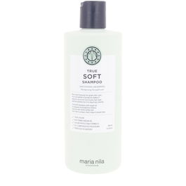 Maria Nila Shampoing True Soft Cheveux Bouclés Nourrissant Hydratant 350 ml Huile d'Argan Antioxydants Complex Color Guard Parfum Floral Anti-frisottis