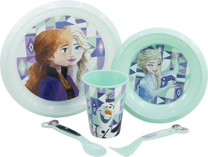 Licensing Ensemble 5 Pièces Vaisselle Frozen CZ11310 Enfant 4+