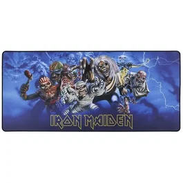 Subsonic Tapis de souris XXL Iron Maiden 90x40 cm - Tapis de bureau gaming - Licence officielle
