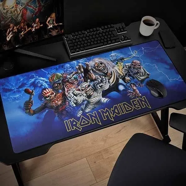 Subsonic SUB3701221702748 Tapis de souris XXL Iron Maiden Licence Officielle 90 cm x 40 cm Bureau Jeux