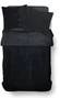 Today - Parure de lit côte polaire Bien au Chaud - Gris anthracite - 240x220 cm + 2 taies - 2 personnes - Polyester - Collection cozy