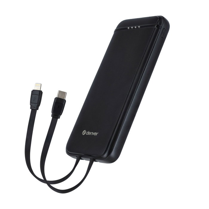 Denver Powerbank PQCA-10320 10000mAh Fast Charge PD20W Noir Denver Powerbank PQCA-10320 10000mAh Fast Charge PD20W Noir