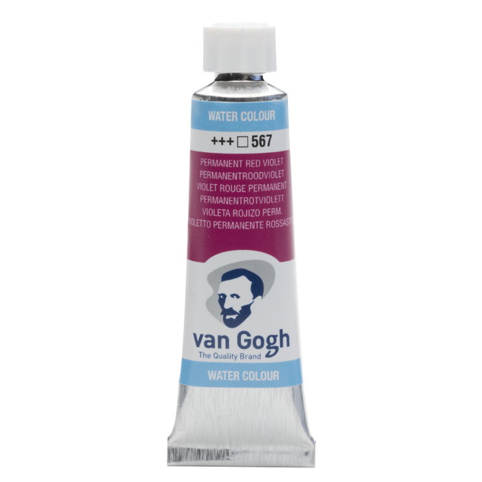 Van Gogh Aquarelle en tube 10 ml Violet rouge permanent 567 Van Gogh Aquarelle en tube 10 ml Violet rouge permanent 567