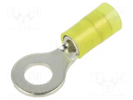 PANDUIT Connecteur à anneau isolé jaune M6 4÷6mm²