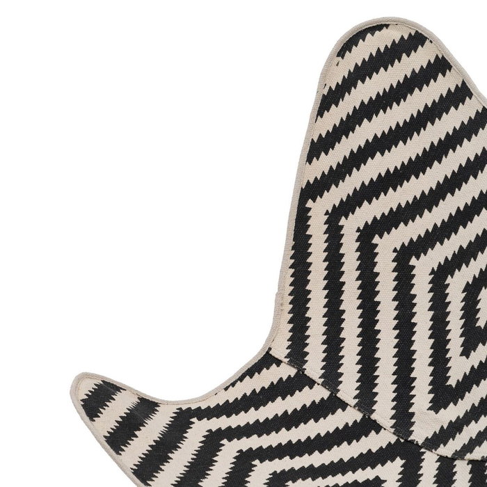 BigBuy Home Fauteuil Blanc Noir BigBuy Home Fauteuil Blanc Noir
