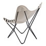 BigBuy Home Fauteuil Blanc Noir