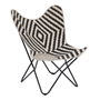 BigBuy Home Fauteuil Blanc Noir