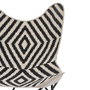 BigBuy Home Fauteuil Blanc Noir