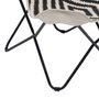 BigBuy Home Fauteuil Blanc Noir