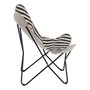 BigBuy Home Fauteuil Blanc Noir
