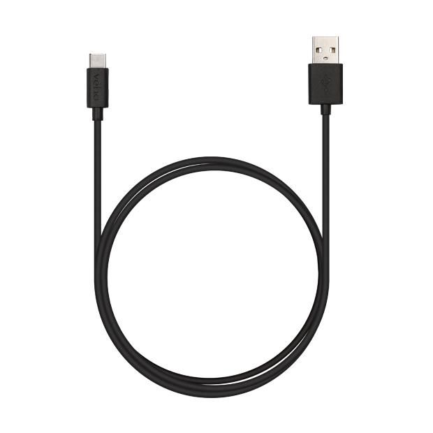 Veho Câble USB-A vers USB-C pour Charge et Synchronisation Rapide - 1 mètre Noir Veho Câble USB-A vers USB-C pour Charge et Synchronisation Rapide - 1 mètre Noir