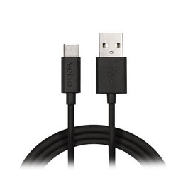Veho Câble USB-A vers USB-C pour Charge et Synchronisation Rapide - 1 mètre Noir
