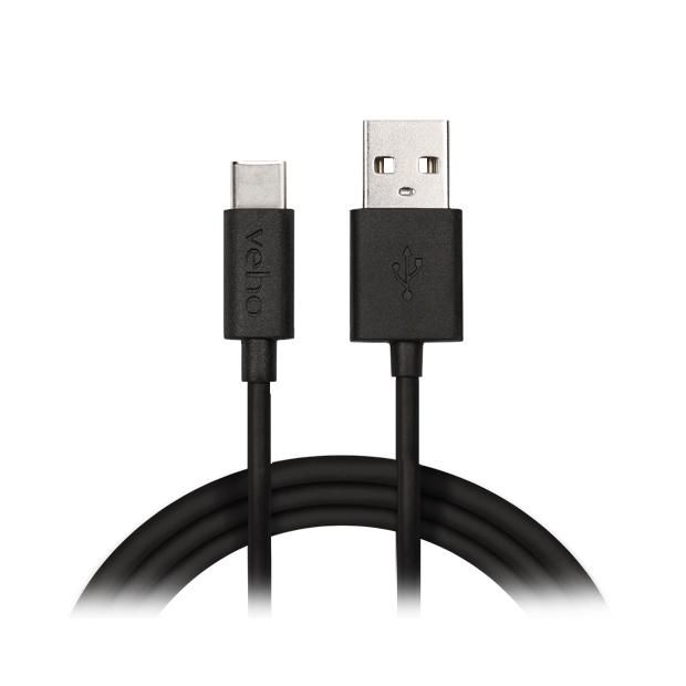 Veho Câble USB-A vers USB-C pour Charge et Synchronisation Rapide - 1 mètre Noir Veho Câble USB-A vers USB-C pour Charge et Synchronisation Rapide - 1 mètre Noir