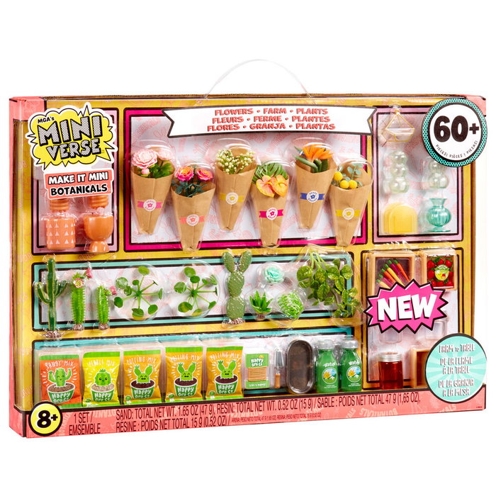 MGA Miniverse Botanicals Deluxe - Kit de décoration miniature à résine UV