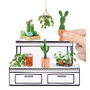 MGA Miniverse Botanicals Deluxe - Kit de décoration miniature à résine UV