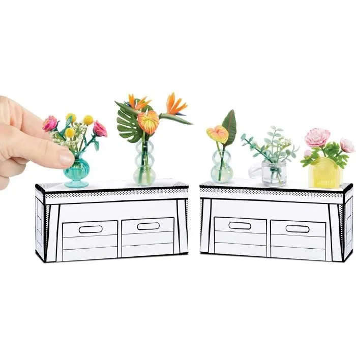 MGA Miniverse - Kit Créatif Botanicals pour Créer des Mini Plantes Décoratives en Résine - Loisirs Créatifs - Non Comestible - Dès 8 Ans