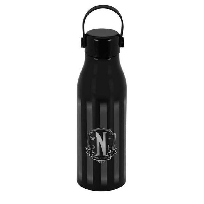 Bouteille d'eau Wednesday Noir Acier inoxydable 700 ml Bouteille d'eau Wednesday Noir Acier inoxydable 700 ml