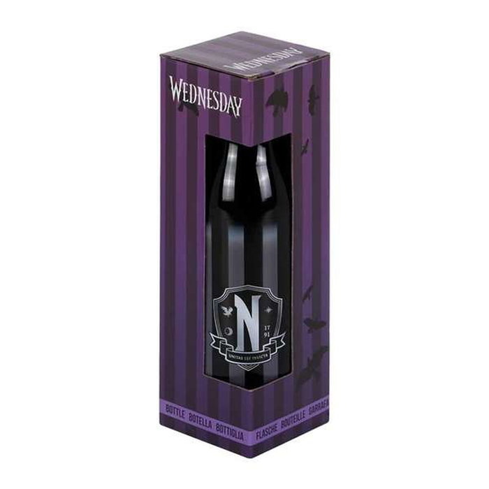 Bouteille d'eau Wednesday Noir Acier inoxydable 700 ml Bouteille d'eau Wednesday Noir Acier inoxydable 700 ml