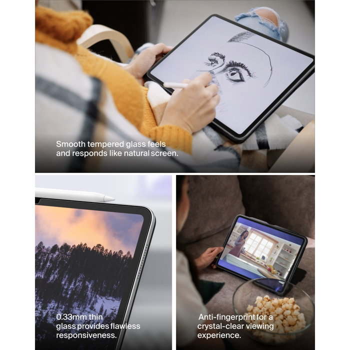 Belkin Screenforce Protecteur d'écran en verre trempé pour iPad Pro 11 (M4) inevitable