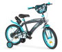 Toimsa Bicicleta Blue Ice 16" pour enfants 5-8 ans, vélo de taille 16 pouces en gris et métal, langue espagnol