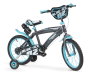 Toimsa Bicicleta Blue Ice 16" pour enfants 5-8 ans, vélo de taille 16 pouces en gris et métal, langue espagnol