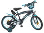 Toimsa Bicicleta Blue Ice 16" pour enfants 5-8 ans, vélo de taille 16 pouces en gris et métal, langue espagnol