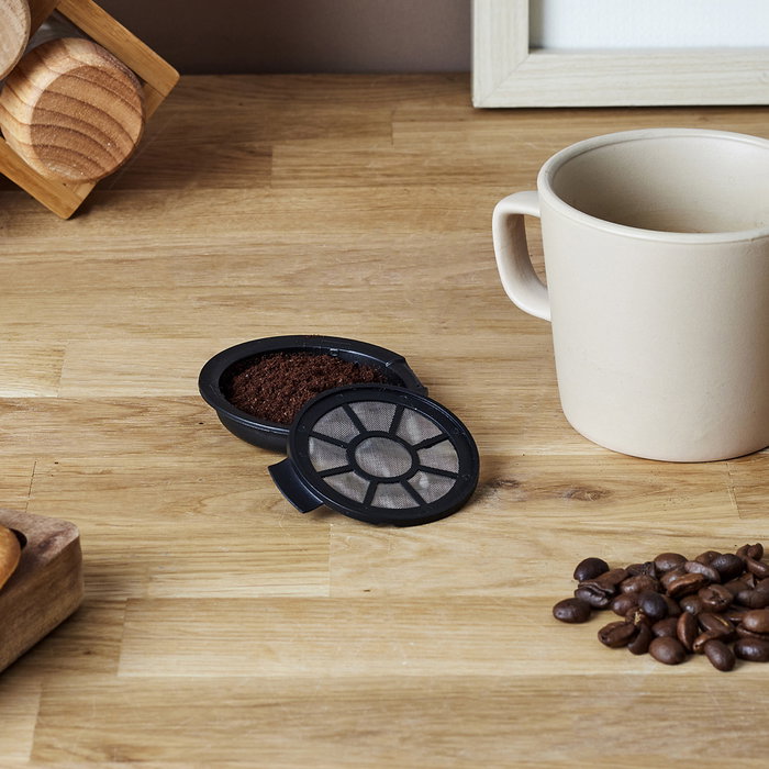 Cook Concept Jeu de 2 capsules de café réutilisables compatibles Senseo
