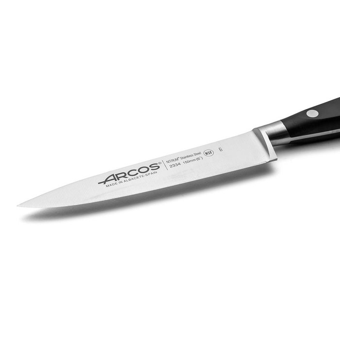 Couteau de cuisine Arcos serie riviera Noir Acier 15 cm 6"