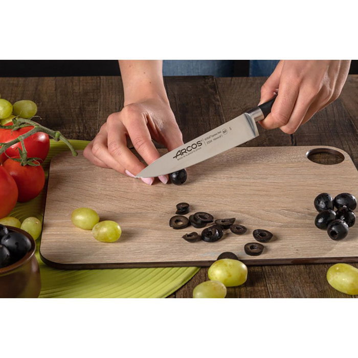 Couteau de cuisine Arcos serie riviera Noir Acier 15 cm 6"