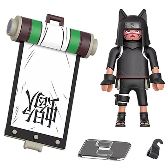 Playmobil Naruto Shippuden Kankuro - Figurine de Shinobi avec Accessoires et Parchemin